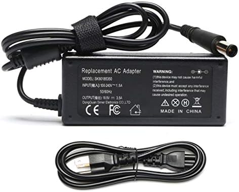 65w Laptop Charger for HP EliteBook Folio 840 450 9480m 9470m ProBook 430 G1 G2 440 455 645 650 655 250 255 EliteBook Revolve 810 G1 G2, 820 G1, 725 G2, 745 G2, UL Listed 18.5V 3.5A Power Adapter