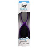 Wet Brush Mini Pop and Go Detangler, Exclusive Ultra-soft IntelliFlex Bristles, Purple, 1 Count