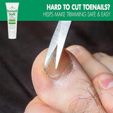 Toenail Soft Temporary Nail Softening Cream for Thick, Hard Toenails with Aloe 1 Oz (2-Pack)