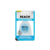 REACH Listerine Ultraclean Dental Floss 6-Pack, Plaque Remover, Shred Resistant, Waxed, Gentle on Gums & Teeth, Mint, PFAS-Free, Fresh Breath, Oral Care, for Adults & Kids, 180 yds