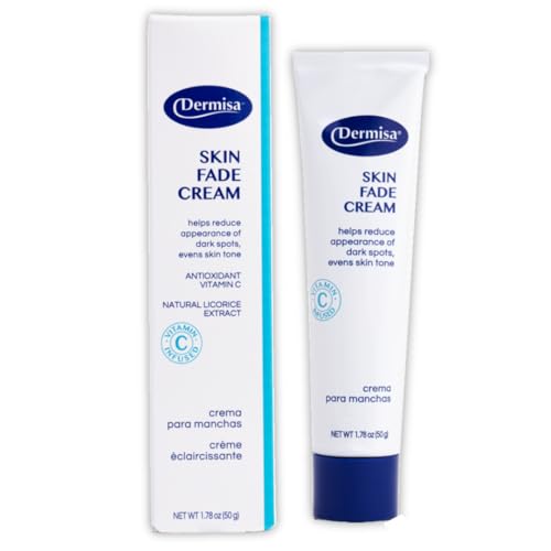 Dermisa Skin Fade Cream with Vitamin C | Helps Reduce Dark Spots and Age Spots | All Skin Types | 1.78 OZ | Pack of 1