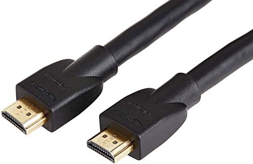Amazon Basics High-Speed 4K Ultra HD HDMI 2.0 Cable/Cord, 15 feet, 1-Pack, Case of 28, 18 Gbps, 60 Hz, 2160p, 48 bit, Male-to-Male, Ethernet Ready, 3D, Black