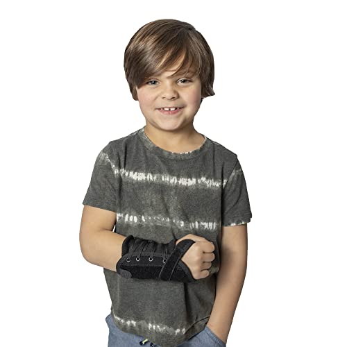 Kid’s Lace-Up Wrist Brace - Immobilization for Sprains, Strains, Carpal Tunnel & De Quervain’s PDAC L3908 - Left Wrist - Fits 4-5.5 in Wrist Circ.