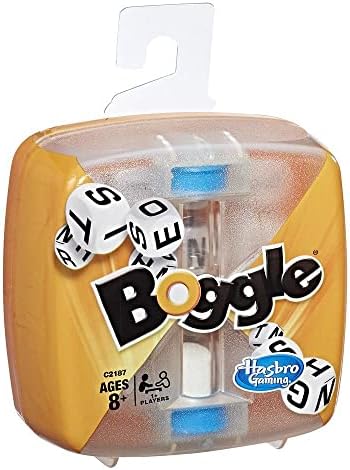 Boggle Classic Game | Word Search Games | Ages 8+ | 1 or More Players | Portable Travel Size | Fun Family Dice Games for Adults and Kids
