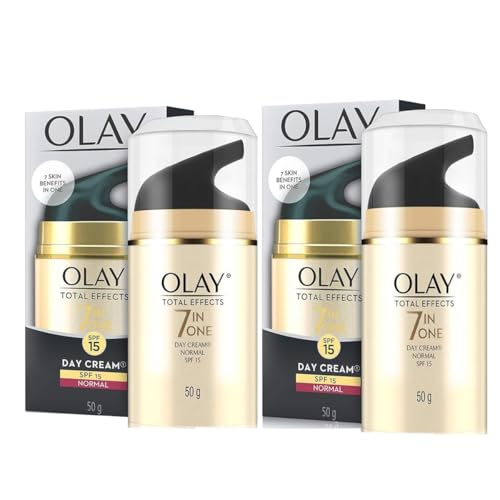 Olay, Total Effects 7 in 1 Day Cream Normal with SPF 15, 50g, 1.7 oz, Pack of 2