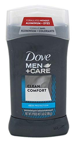 Dove Deodorant 3 Ounce Mens Clean Comfort 1/4 Moisturizer (88ml) (6 Pack)