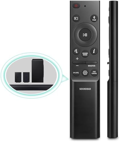 Sound-bar-Remote-for-Samsung Soundbar Speaker System, Replacement Surround Sound Remote Control for Samsung Audio Home Theater
