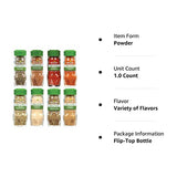 McCormick Gourmet Organic Spice Rack Refill Variety Pack, 8 count