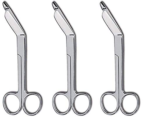 SURGICAL ONLINE Lister Bandage Scissors 5.5 Inch – 3 Pcs Set, High Grade Surgical Stainless Steel, Ideal for EMTs, Paramedics, Nurses, and Medical Students