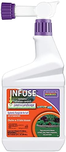 Bonide Infuse Systemic Disease Control, 32 oz Ready-to-Spray Solution for Lawn & Landscape, Fungicide for Turf & Ornamentals