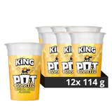 POT NOODLE Original Curry King Pot Noodle instant vegetarian snack quick to make noodles 12x 114 g