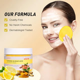 Kojic Acid and Turmeric Cleansing Pads, 50 Pcs, for Face Cleansing and Exfoliation