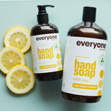 Everyone Liquid Hand Soap, 12.75 Ounce (Pack of 3), Meyer Lemon and Mandarin, Plant-Based Cleanser with Pure Essential Oils