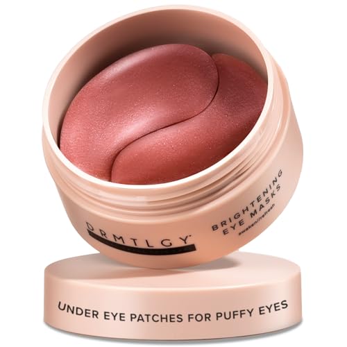 DRMTLGY Brightening Eye Masks, Under Eye Patches Target Crow’s Feet Wrinkles