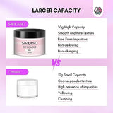 Saviland 3 Mins Instant Nail Repair Kit - 60g Pink & White Dipping Powder 21ml Nail Repair Glue Quick Nail Repair for Damaged Nails Broken Nails No Curing Need Easy to Use Home & Salon DIY