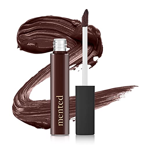 Mented Cosmetics Lip Gloss for Women Tinted Lip Balm Stain, Long Lasting Buildable Moisturizing Lipgloss Lipstick Topper, Made in USA, Cruelty Free Vegan Makeup, Baby Brown