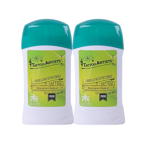 2PCS Tattoo Transfer Cream Gel, Safe and Long-Lasting Tattoo Balm for Body Art Makeup Professional Tattoo Transfer Soap Stencil Tattoo Supplies Accessories for Tattoo Artist (2PCS)