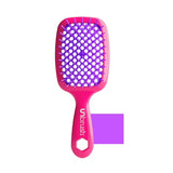 FHI HEAT UNbrush Wet & Dry Vented Detangling Hair Brush, Pink Burst