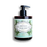 Panier des Sens - Marseille Liquid Hand Soap – Jasmine Hand Wash - Moisturizing Soap with Coconut Oil - Bathroom & Kitchen Refillable Soap - 96% Natural Ingredients Made in France - 16.9 Fl.oz