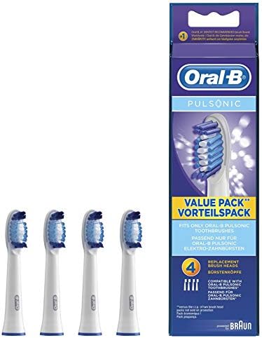Braun Oral-B SR32-4 Pulsonic Value Pack Replacement Brush Heads 1Pack