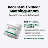 Dr.G RED Blemish Clear Soothing Cream (70ml/2.36 oz) Gowoonsesang Cosmetic, Moisturizing Recovery Cream for Sensitive Acne-Prone Skin; Cica Soothing Moisturizer