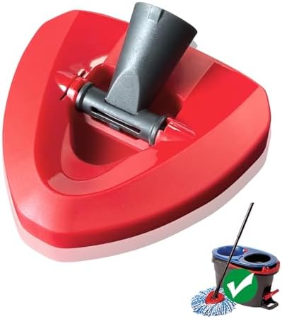 Spin Mop Replacement Base, Rotating Triangle Mop Head Cover Plastic Base for RinseClean 2-Tank System