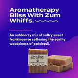 Indigo Wild Zum Bar Goat's Milk Soap - Mother's Day Gift - Lavender-Lemon & Patchouli - 3 oz - 3 Pack