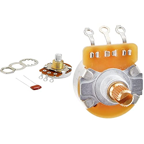 Fender 500K, Split Shaft Potentiometer for Volume or Tone & Original 250k Splitshaft Potentiometer, Volume or Tone