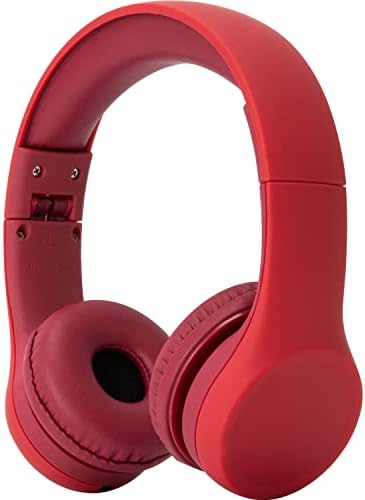 Snug Play+ Kids Headphones with Volume Limiting for Toddlers (Boys/Girls) - Red