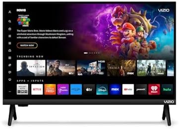 VIZIO 24 Inch V Series LED Smart HD TV 720p Bluetooth Compatible, Works with Airplay 2 and Google Cast, with DTS Virtual X and WiFi 5 Dual-Band (VHD24M-08) (Renewed)