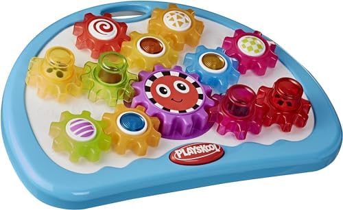 Playskool Busy Gears Toy for Toddlers and Babies 12 Months and Up with Lights, Sounds, and Spinning Action (Amazon Exclusive)