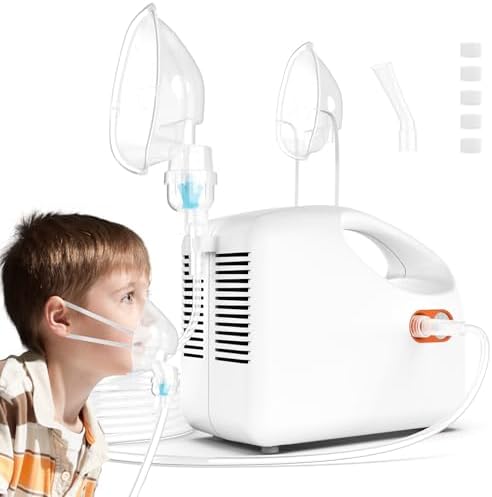 Nebulizer Machine, Direct Interface Nebulizer, Portable Compressor Nebulizer, Home Jet Nebulizer Personal Steam Inhaler for Adults & Kids