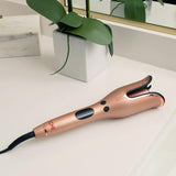 CHI Spin N Curl Special Edition Rose Gold Hair Curler 1". Ideal for Shoulder-Length Hair between 6-16” inches.