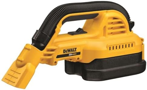DEWALT 20V MAX Hand Vacuum, Cordless, for Wet or Dry Surfaces, 1/2-Gallon Tank, Washable Filter, Portable, Bare Tool Only (DCV517B)