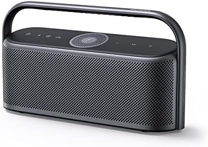 Soundcore Motion X600 by Anker Portable Bluetooth Speaker, Hi-Res Spatial Audio with Wireless 50W Sound, IPX7 Waterproof, Pro EQ, AUX-in, Portable Speaker for Home, Office, Backyard and Bathroom Use