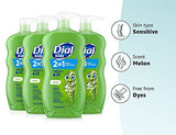 Dial Kids 2-in-1 Body+Hair Wash, Melon, 24 fl oz (Pack of 4)