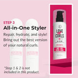 LUS (Love Ur Self) All-in-One Styler for Natural Kinky-Coily Textured Hair- Repair, Hydrate and Style with Shea Butter and Moringa - 8.5oz