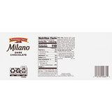 PEPPERIDGE FARM Milano Cookies, Dark Chocolate, 10 Packs, 2 Cookies per Pack