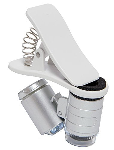 Hydrofarm Active Eye AEM60C Universal Phone 60x with clamp Microscope, White