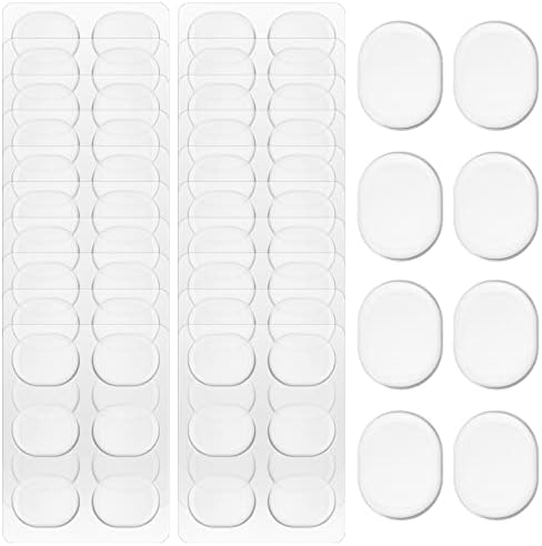 Yeshone 60 Pieces Drum Dampeners Gel Pads Silicone Soft Moon Gels for Drums Cymbals Tone Control Accessories