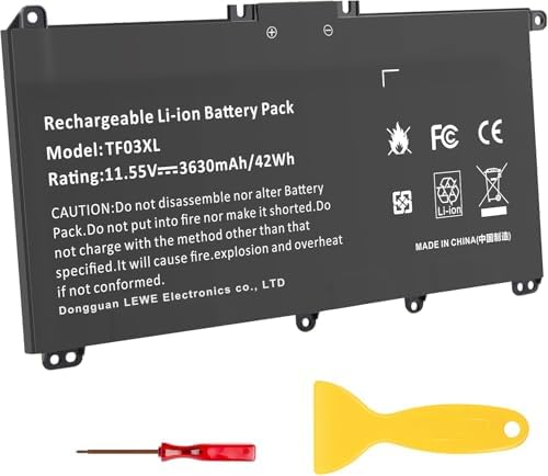 TREE.NB TF03XL 920070-855 Spare Battery for HP Pavilion x360 14m-cd0001dx 14m-cd0003dx 15-cc0xx 15-cc023cl 15-cc123cl 920046-121 920046-421