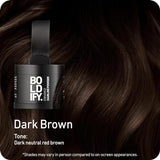 BOLDIFY Hairline Powder Instantly Conceals Hair Loss, Root Touch Up Hair Powder, Hair Toppers for Women & Men, Hair Fibers for Thinning Hair, Root Cover Up, Stain-Proof 48 Hour Formula (Dark Brown)