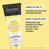 John Frieda Sheer Blonde Go Blonder Conditioner, Gradual Lightening Conditioner, 8.3 oz (Pack of 2), with Citrus and Chamomile, featuring our BlondMend Technology