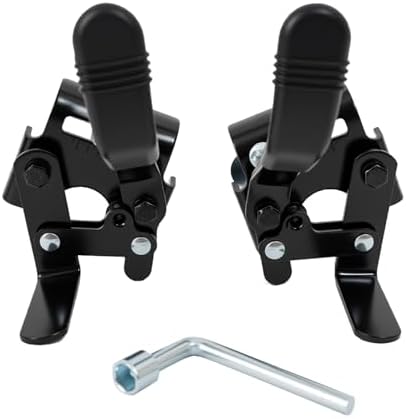 Wheelchair brakes, Universal Brake, Replacement Parts, One-Handed Operation, Suitable For Most Manual Wheelchairs (1 Pair, Black)
