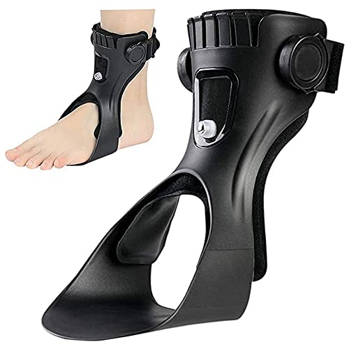 Drop Foot Brace Orthosis AFO AFOs Ankle Brace Support With Comfortable Inflatable Airbag for Hemiplegia Stroke Shoes Walking (Left foot, X-Large)