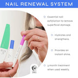 Dr. Dana Nail Repair for Damaged Nails, Nail kit w/Nail Primer and Hydrator Shiny Nails - Nail Strengthener & Exfoliator with Glycolic Acid, Priming Wand, Skincare Gift Sets for Mom for Mother's Day