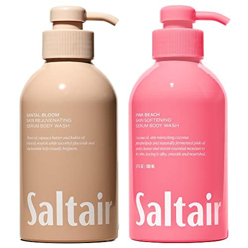 Saltair - Body Wash - Signature Scents Bundle - 2 Pack - Skin Nourishing Body Cleanser - Niacinamide, Monoi Oil, Ascorbyl Glucoside Skincare Ingredients - 17 FL OZ (34 FL OZ)