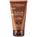 L'Oreal Paris Skincare Sublime Bronze Tinted Self-Tanning Lotion Deep Natural Tan 5 fl. oz.