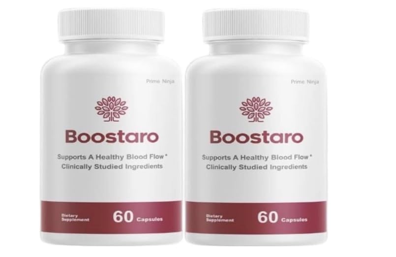 Boos-Taro ED Pills bloood Flow Max Strength Bottle US (2 Pack)