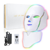 Blue Red Light Therapy Mask for Face, 7 Colors LED Face Mask Light Therapy, Led Face Mask Light Therapy At Home